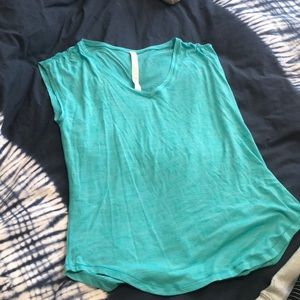 Pretty color LULULEMON shirt.